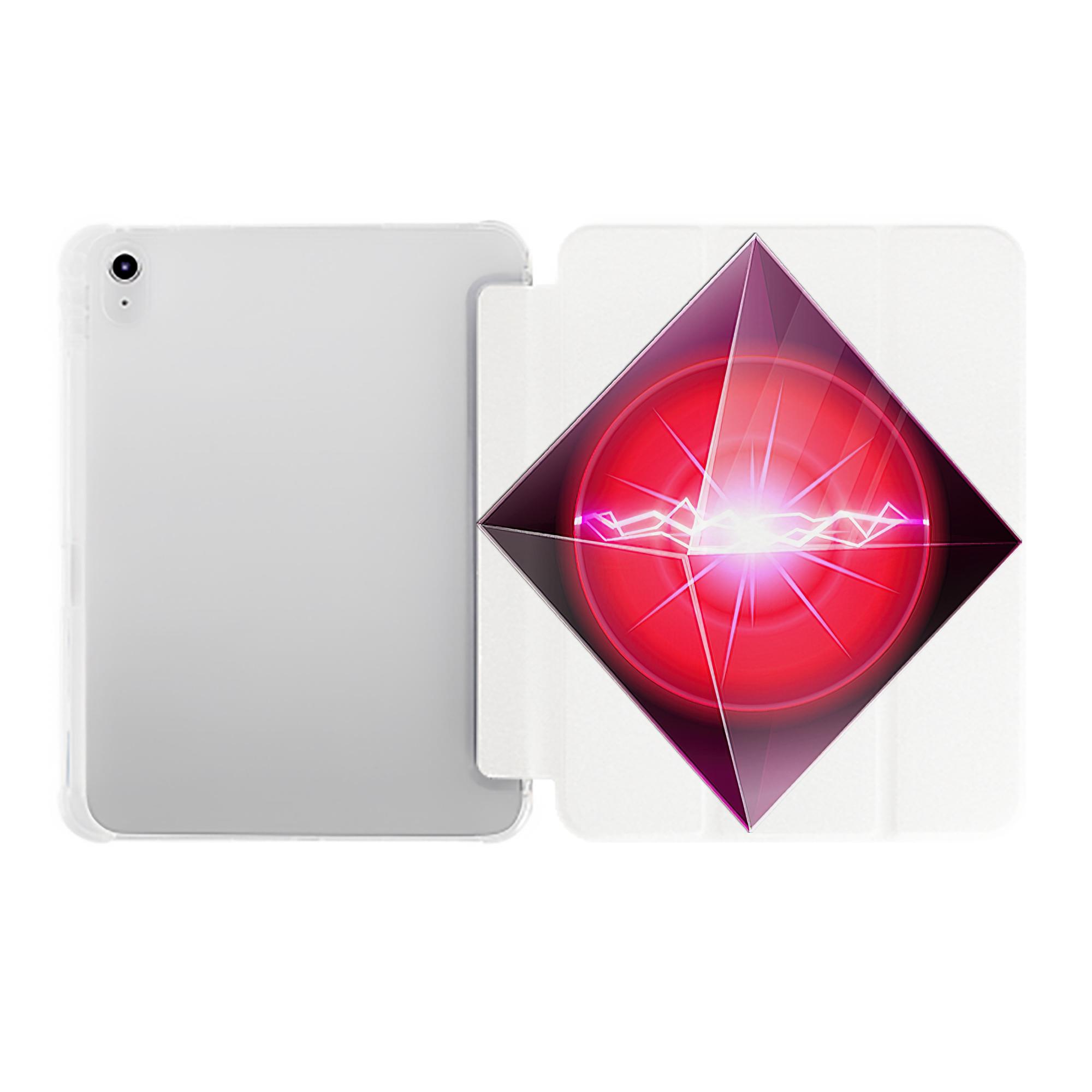 （画像用） 遊☆戯☆王 Yu-Gi-Oh! IPad ケース ペン収納付き 三つ折りスタンド PUレザー×シリコン 対応機種9.5/10.5/10.9インチ